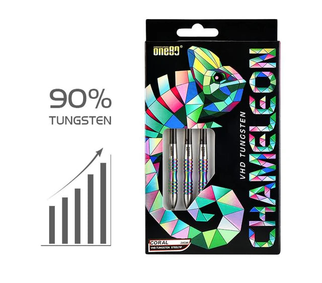 ONE80 - Chameleon - Coral - Steeldart 22 g