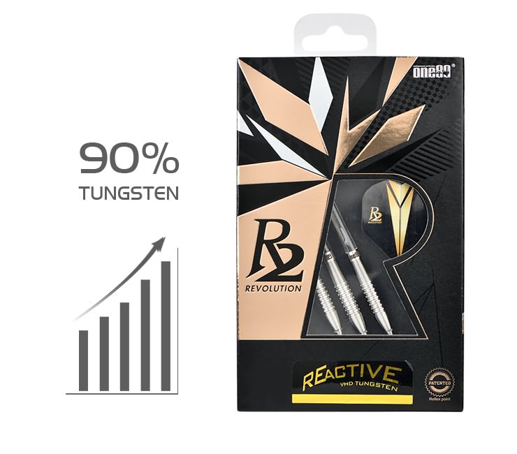 R2 Revolution-REactive VHD Thungsten Steeldart
