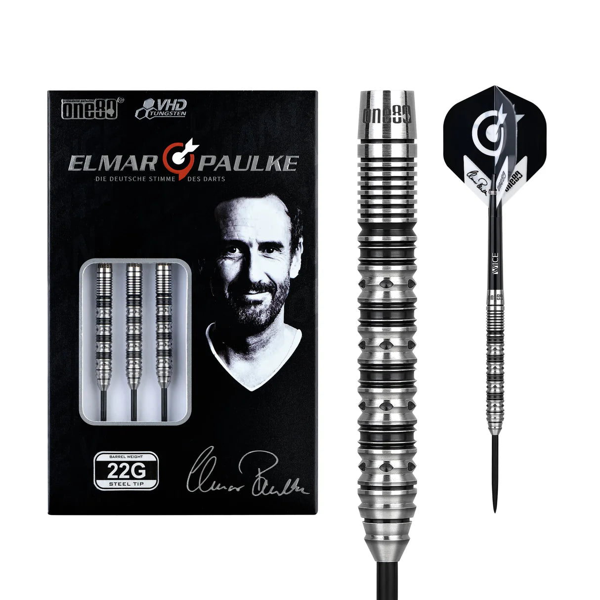 ONE80 - Elmar Paulke V2- Steeldarts 23g