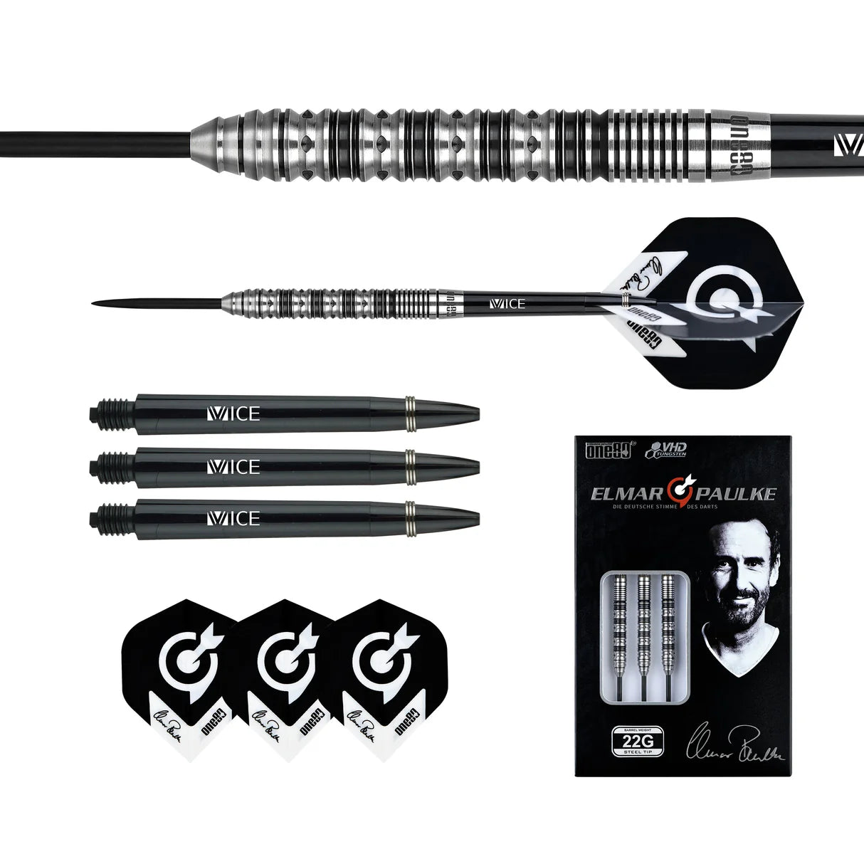ONE80 - Elmar Paulke V2- Steeldarts 23g