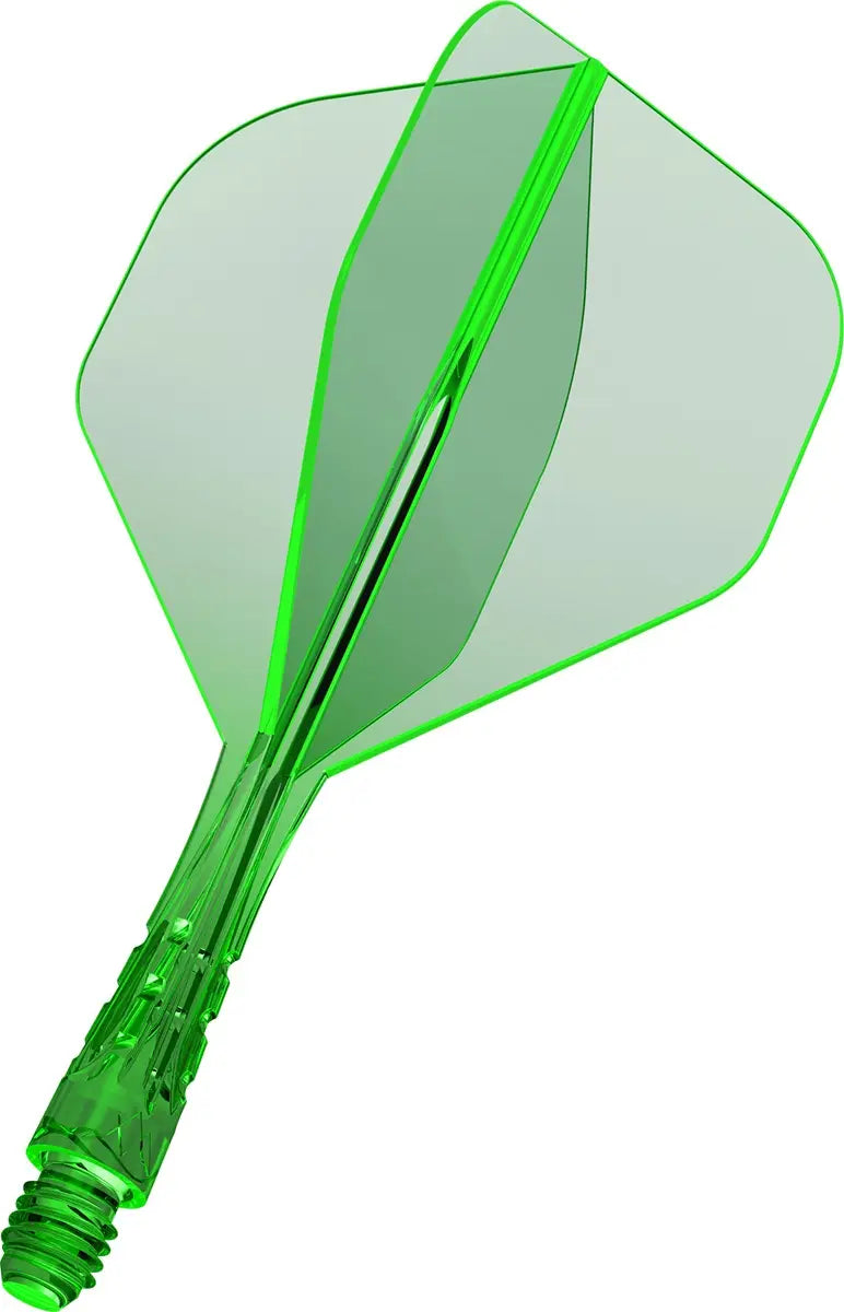 Mission Force 90 Vortex Shaft/Flight System Standart No2 Shafts / Grün Transparent