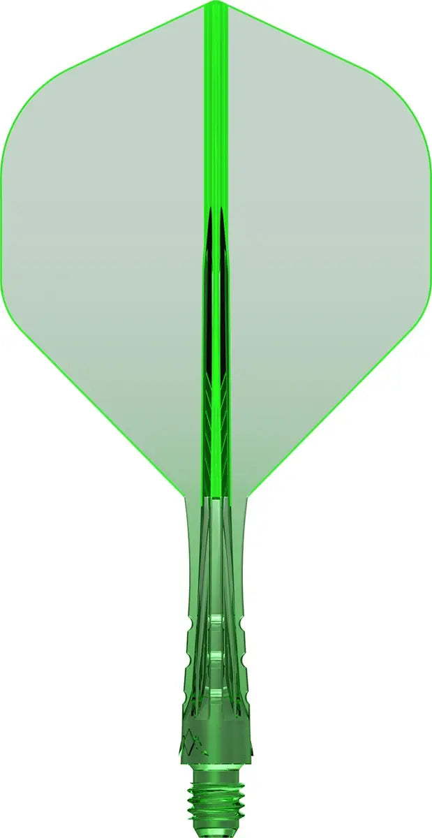 Mission Force 90 Vortex Shaft/Flight System Standart No2 Shafts / Grün Transparent