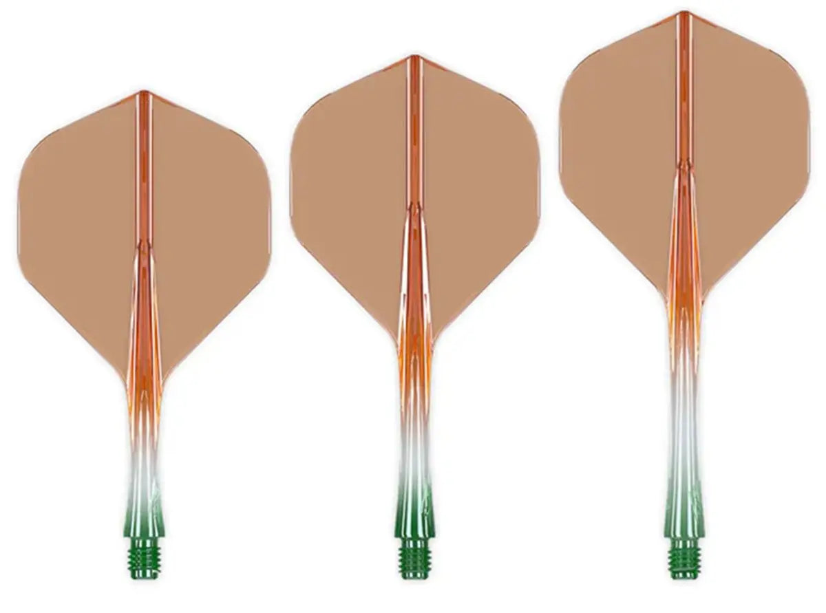 Caliburn SUP Shaft/Flight System Two Tone Standard No2 Shafts Grün/Orange