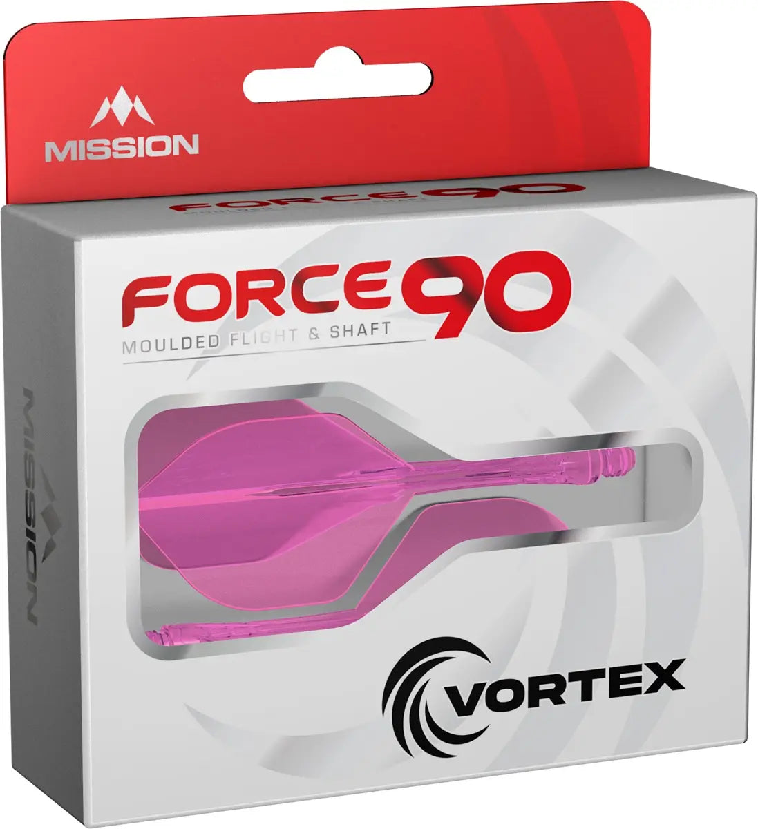 Mission Force 90 Vortex Shaft/Flight System Standart No2 Shafts / Neon-Pink