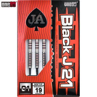 ONE80 Soft Darts Black J 21 01 VHD 90% Tungsten Softtip Dart Softdart 19 g